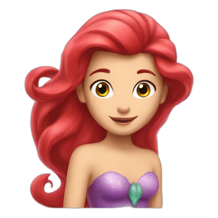 Ariel la petite sirène sticker