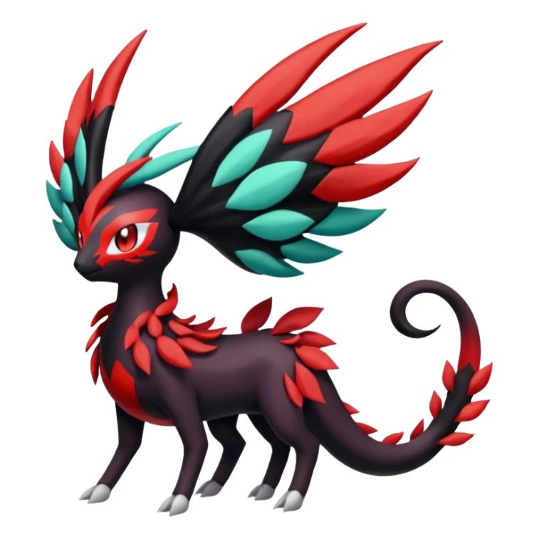Meloetta-Yveltal-Darkrai-Pokémon-Fakémon-creature sticker