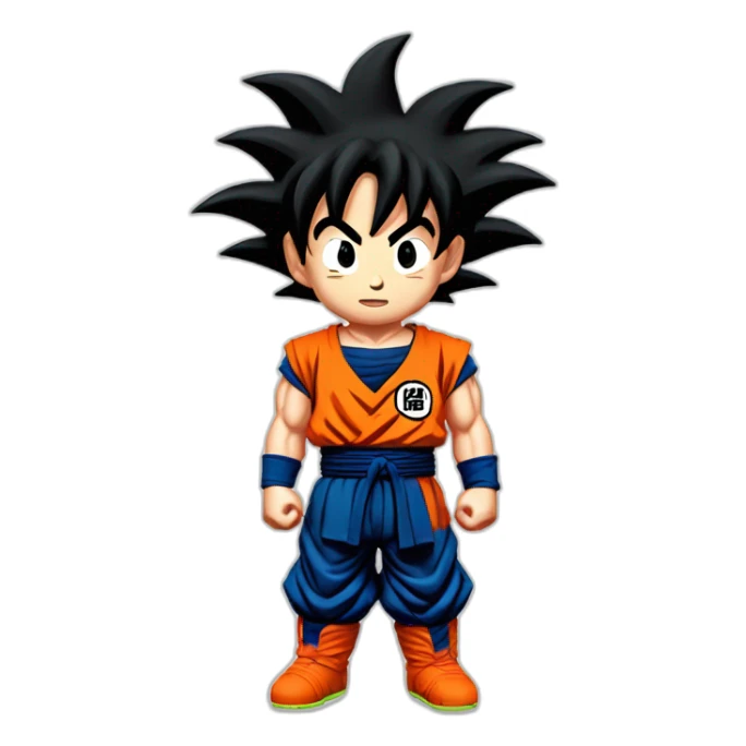 Son Goku qui boit un coca sticker