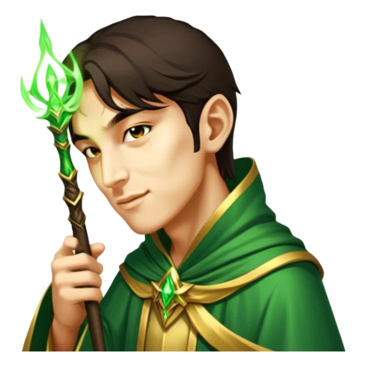 Verdant Wizard sticker