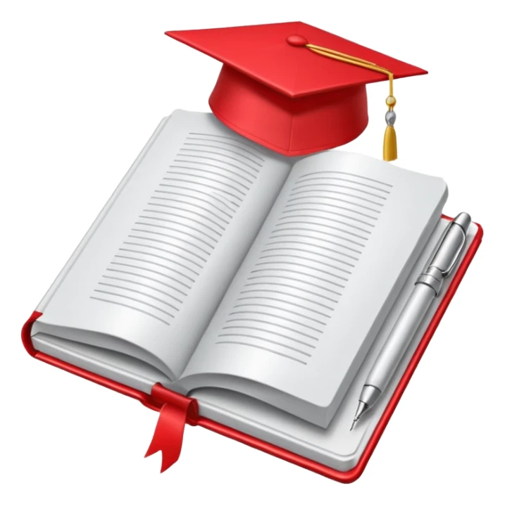 "A white open book,The pen should be positioned as placed exactly in the center between the pages.  if held by a right-handed person - meaning the direction is reversed compared to a left-handed grip. The pen should be uncapped, and the cap placed behind it." StyRed tape sticker