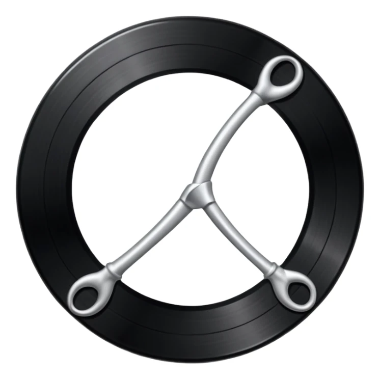 A vynil of Conan Gray's wishbone sticker