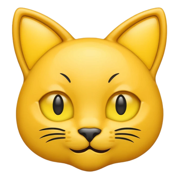 photo frame shaped like cat ears, emoji style sticker