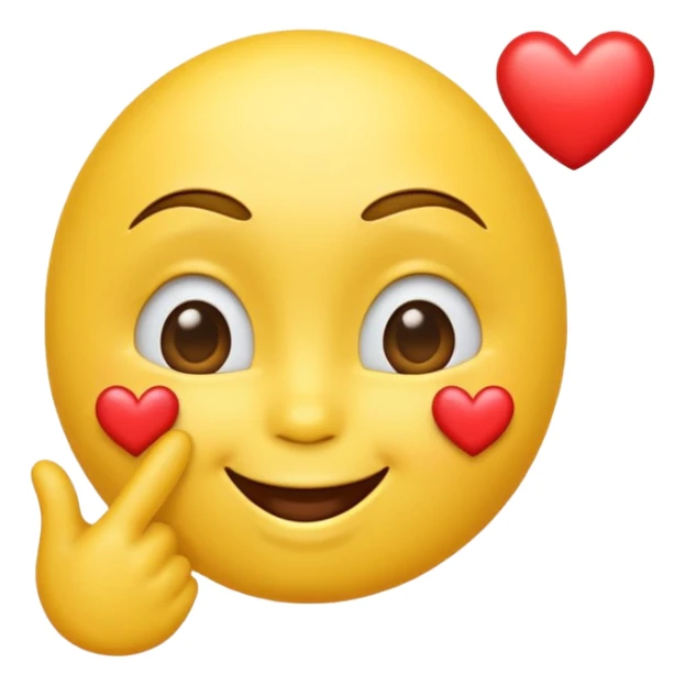 Flying kiss emoji  sticker