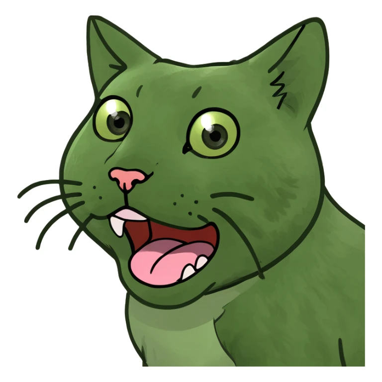 cat emoji with tongue out sticker
