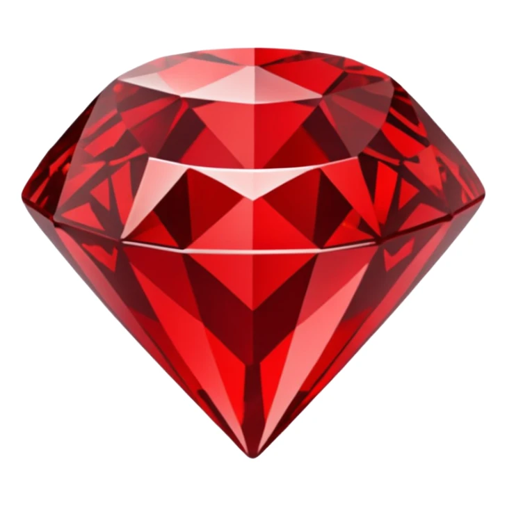 Red Diamond Crystal with "RED" written in the center sticker