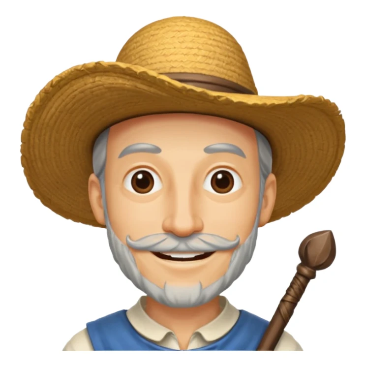 Don Quixote from Limbus Company acting cute sticker