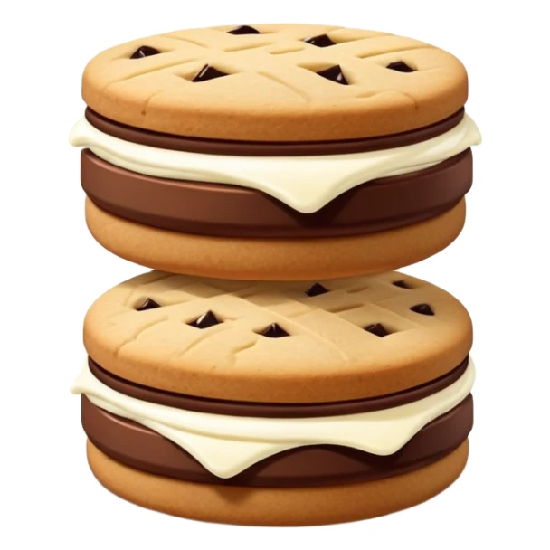 sandwich cookie with cream filling sticker