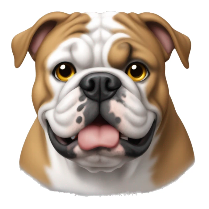 english bulldog protection sticker