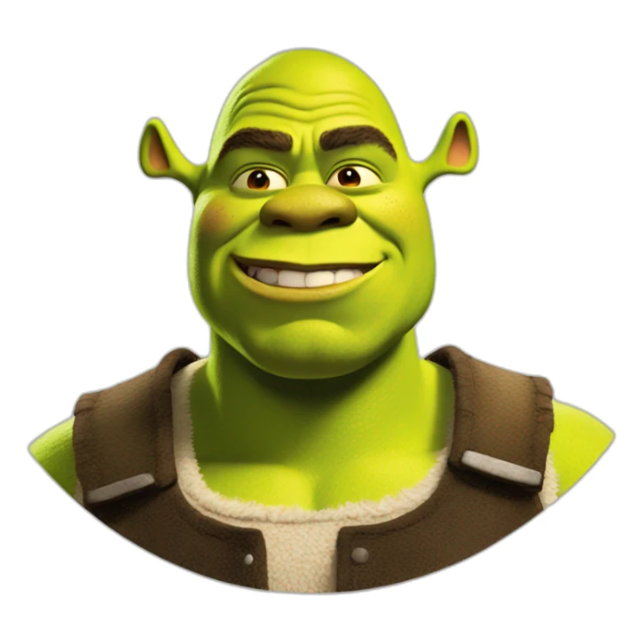 shrek says no in drake style sticker