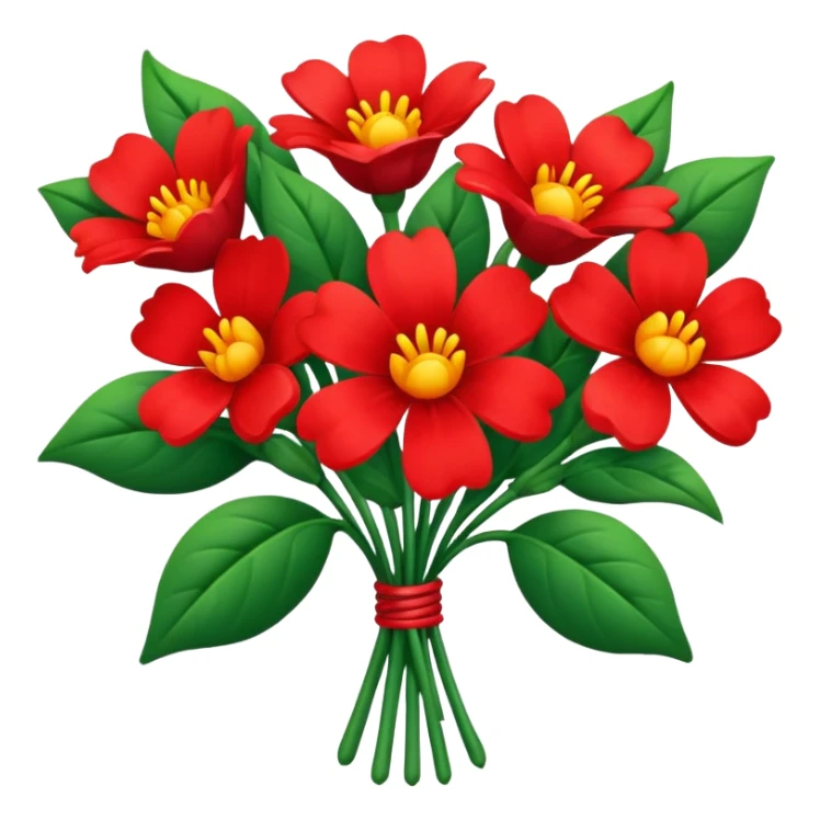 bouquet of kokina flowers sticker