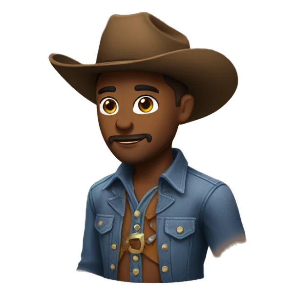 Gay cowboy sticker