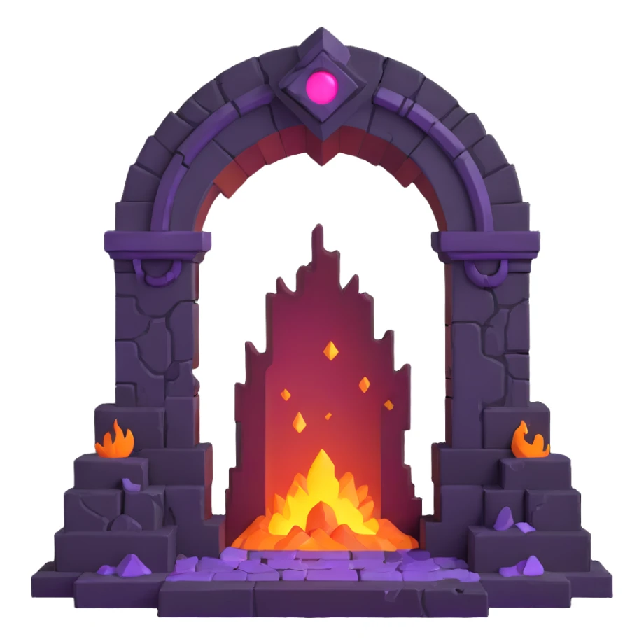 Minecraft Nether portal sticker