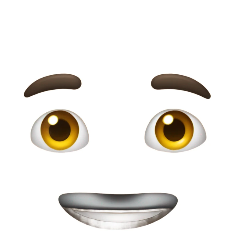 Big face Hispanic with dent in chin smiling sticker