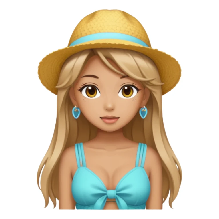 Aesthetic Gyaru Summer Girl sticker