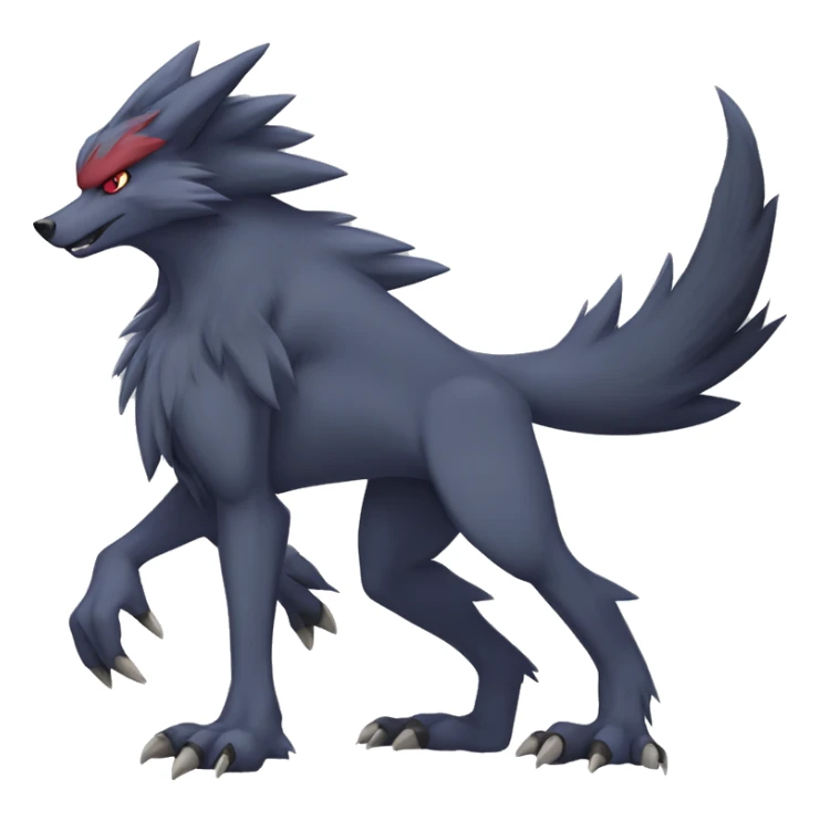 Zoroark-Lombax-Sergal-Vernid-Fakemon full body sticker