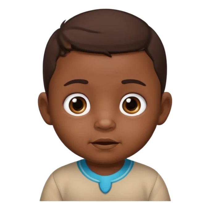 brown baby boy from guatemala sticker