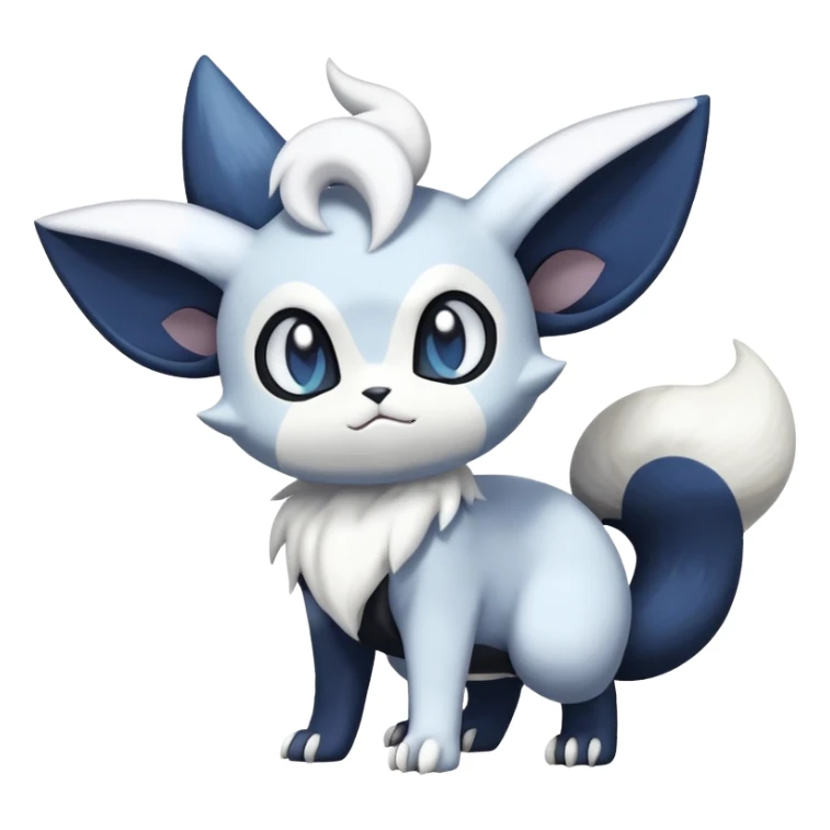 Meowstic-Absol-Minccino-Pokémon-Fakémon-creature sticker