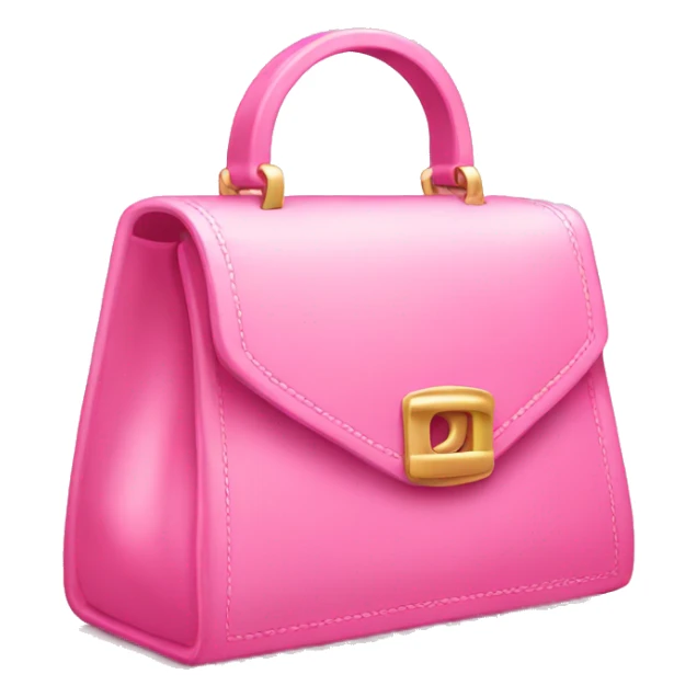 pink elegant bag sticker