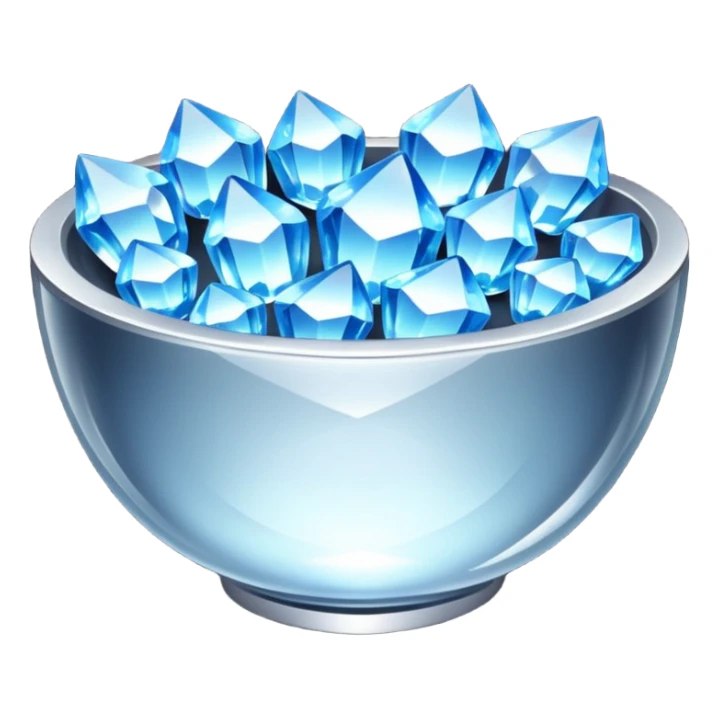 a bowl of blinged crystal sticker