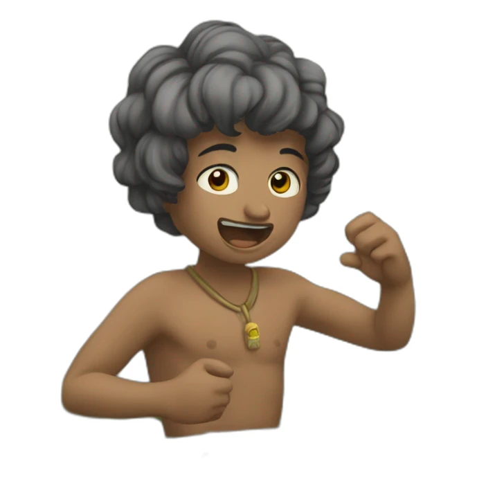 chipi barijho robando cadenita sticker