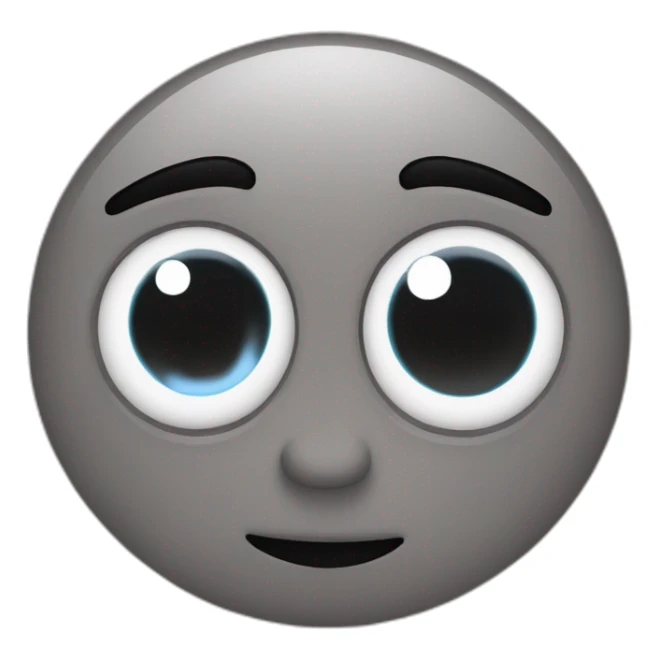 Emojis amoureux qui baisse les yeux sticker