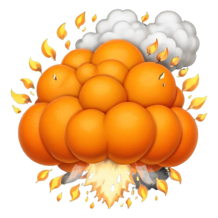 Esplocion  grande sticker