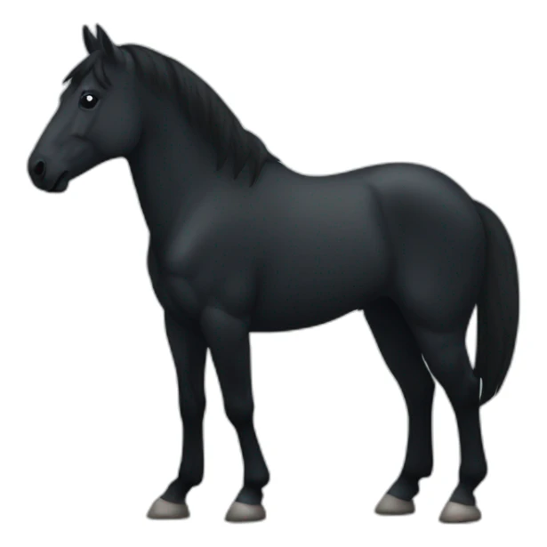 Horse shadow sticker