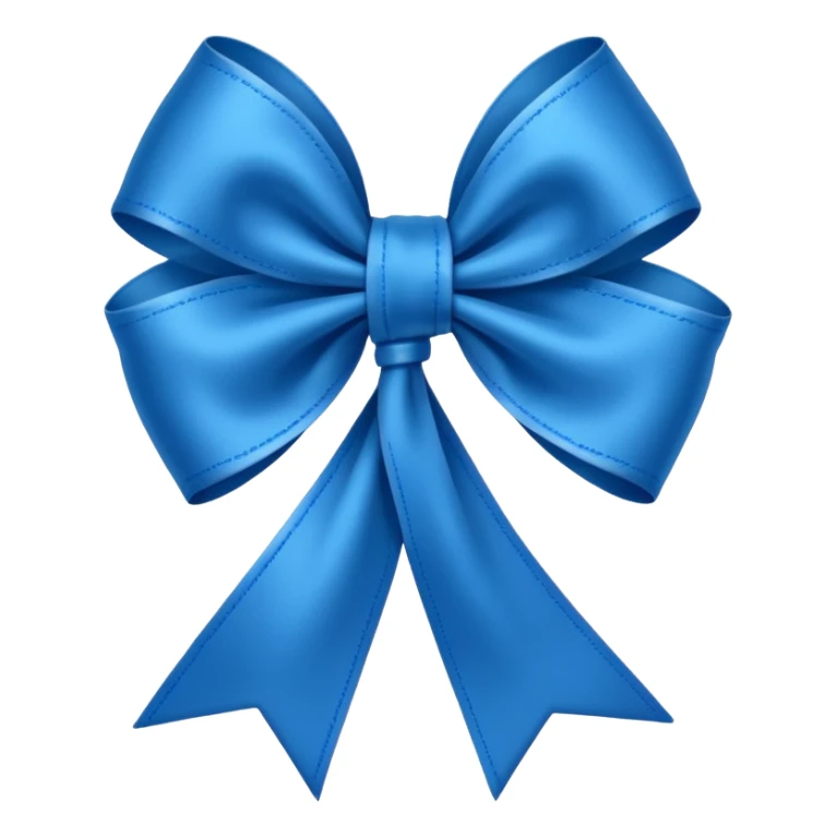 A blue ribbon to represent colon cancer sticker