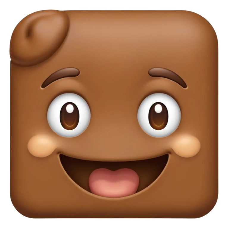 cartoon poop emoji near face sticker
