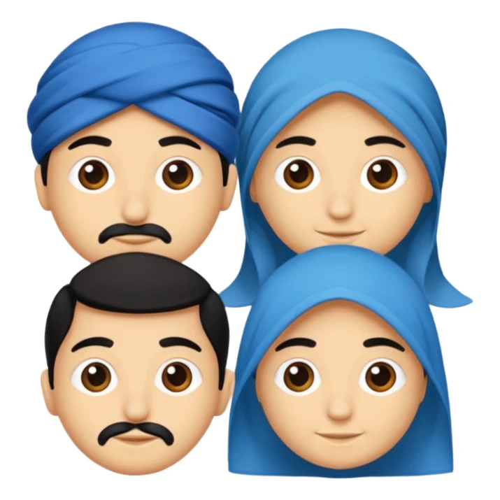 Mavi renkte bir bayrak yap sticker