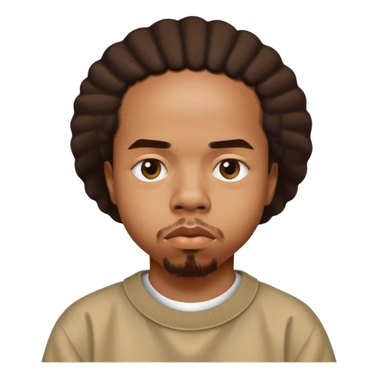 Earl Sweatshirt rapper with his signature stoic expression sticker