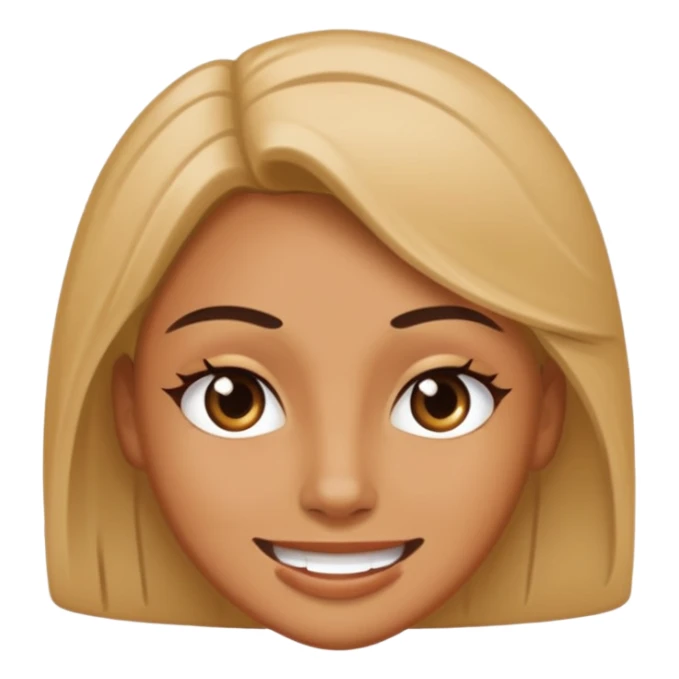 Sassy slay smile emoji with atitude  sticker