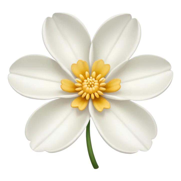 Flor de Lopus branco mas ver ao lado  sticker