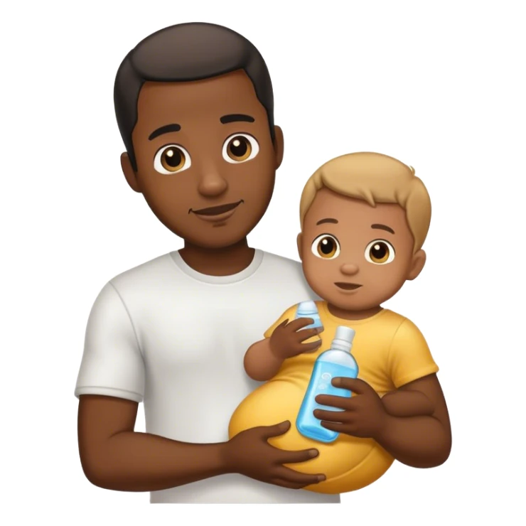 P diddy holding baby oil sticker