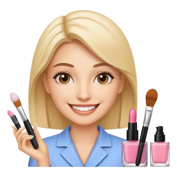 marketing expert women in cosmetics industry sticker