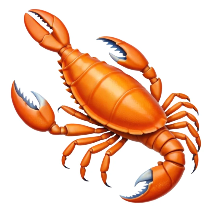 🦞🐚 una claw saliendo del emoji de shell sticker