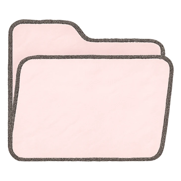 Japanese hand-drawn style pink theme soft and cute folder icon for mobile home screen sticker