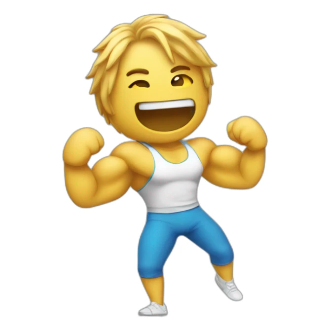Chat qui fait de la gym  sticker