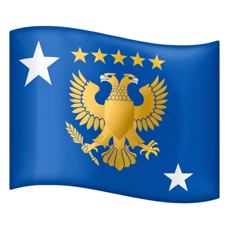 Flag of a country called Kosovo sticker