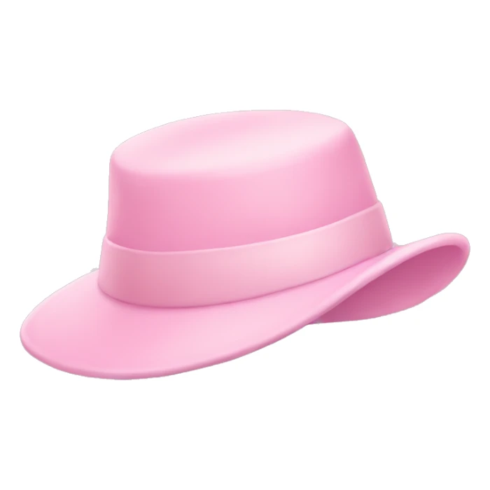 pastel pink hat sticker