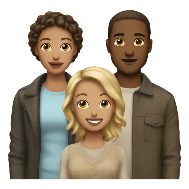 Light skin woman with light skin man couple sticker