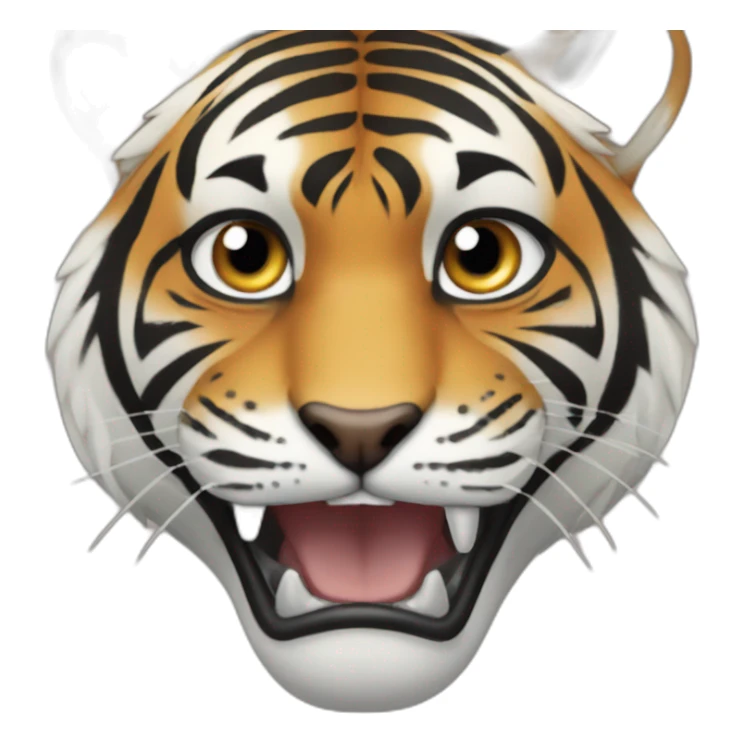 Un tigre qui fait pipi sticker