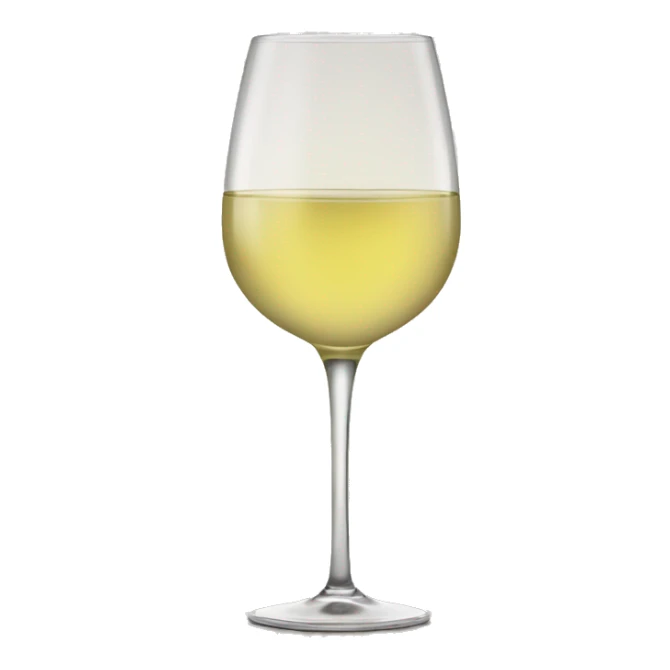 glass of white wine cheers sticker