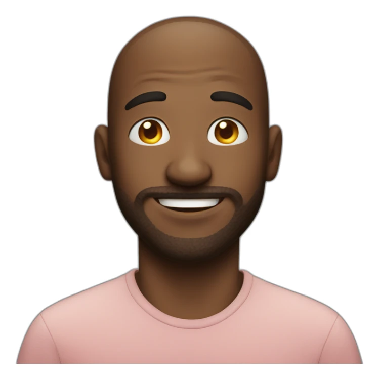 happy man with star in they eyes sticker