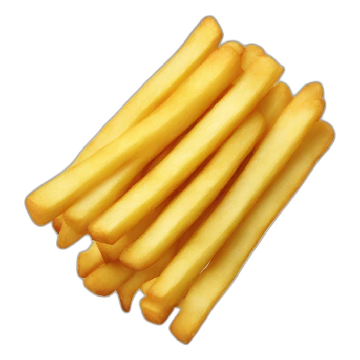 a stick of French fries sticker