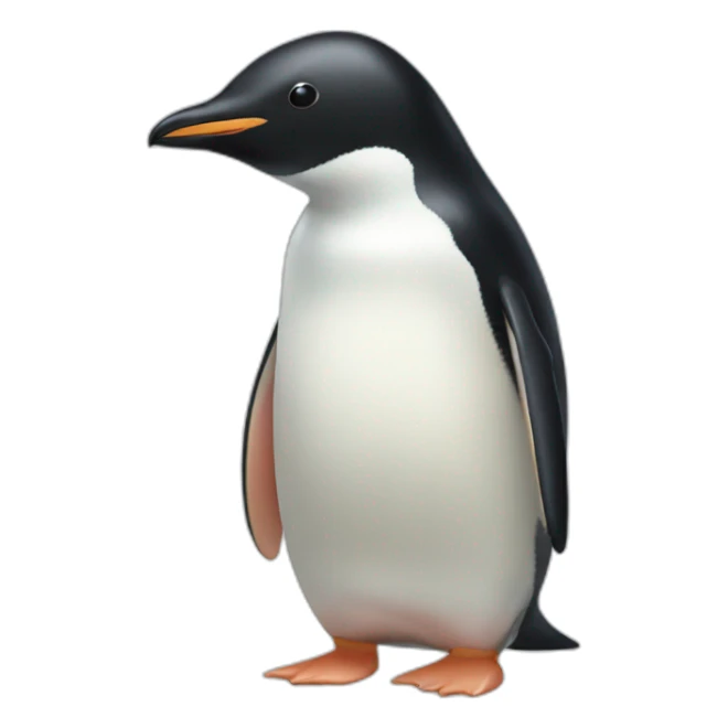 Japanese penguin sticker