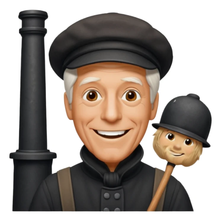 Dick Van Dyke chimney sweep  for discord  sticker