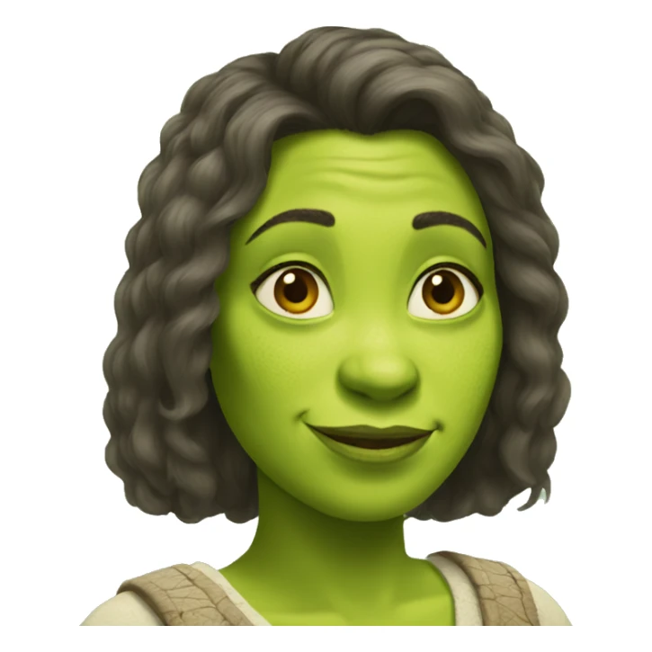 Woman Shrek sticker