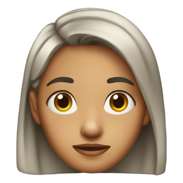 Young woman with wrinkles sticker